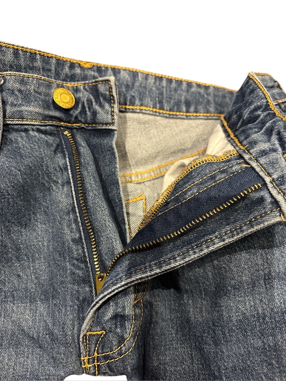 &Denim (By H&M) Wide Leg Cropped Blue Jeans, size 6 - Picture 4 of 7